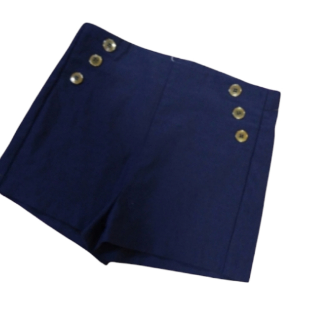 6/$15 Size S Adrene high-waisted dark navy blue shorts